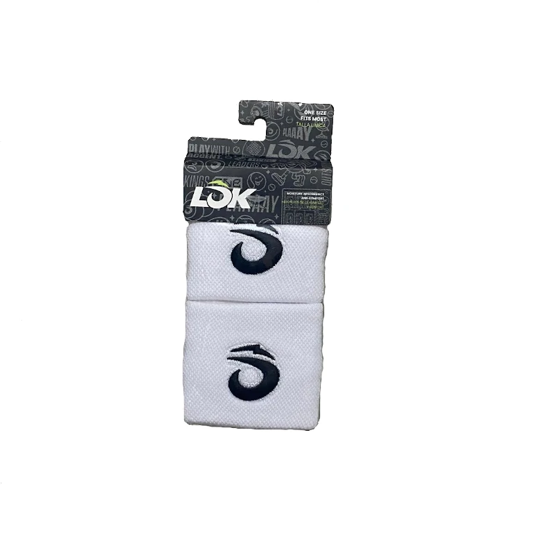 Muñequeras Lok Match Blanco