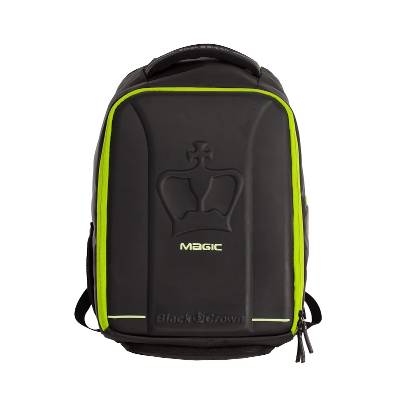 Mochila Black Crown Magic Negro/Amarillo Fluor 2025