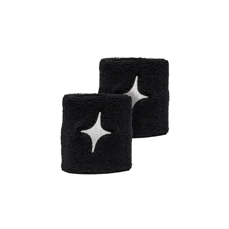 Muñequeras Starvie Negra Star Blanca
