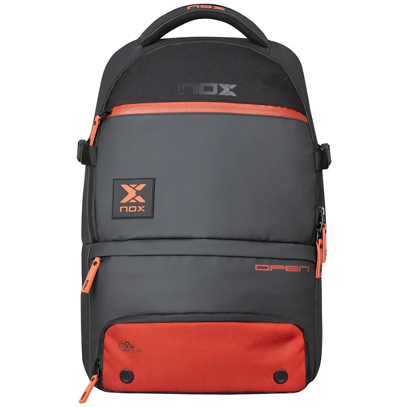 Mochila-Nox-Luxury-Open-Series-Negro-Rojo
