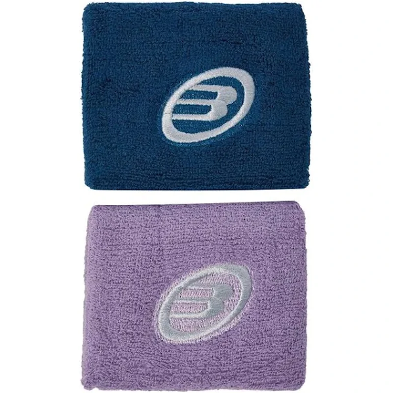 Muñequeras Bullpadel Malva/Azul Noche